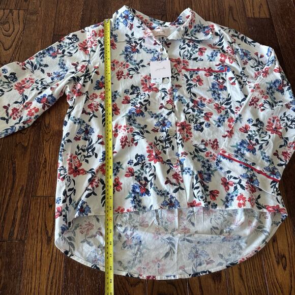 NEW Papinelle Harper Cozy Full Length PJ Set Womens L Organic Cotton Pajamas NWT - Picture 12 of 16